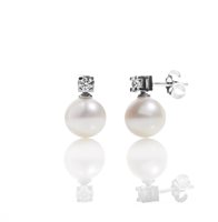 Orecchini Promesse Donna in Oro Diamante 0.04 Ct OQP004 - OQP004